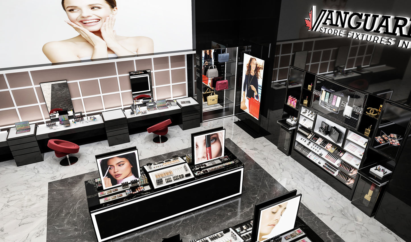 Store fixtures for cosmetic stores - everything you need to know.
