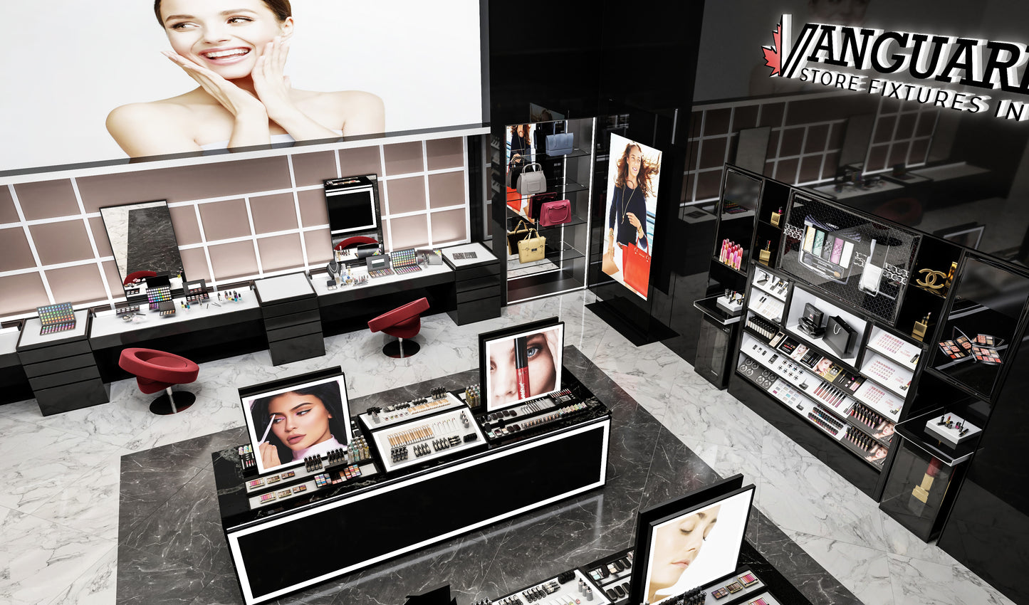 Store fixtures for cosmetic stores - everything  you need to know.