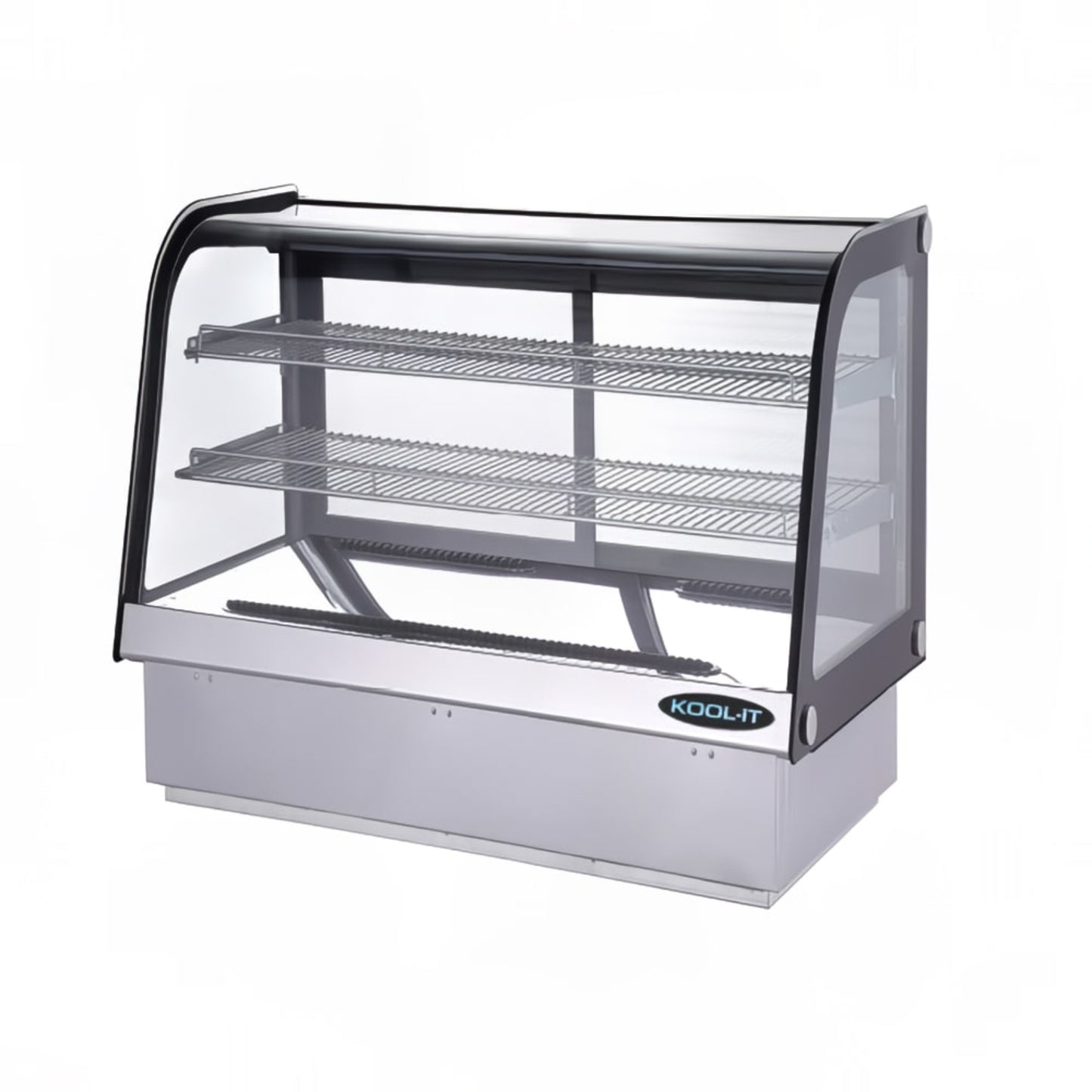 Kool-It KCD-60 60" Countertop Refrigerated Display Case, Double Sliding Glass Doors