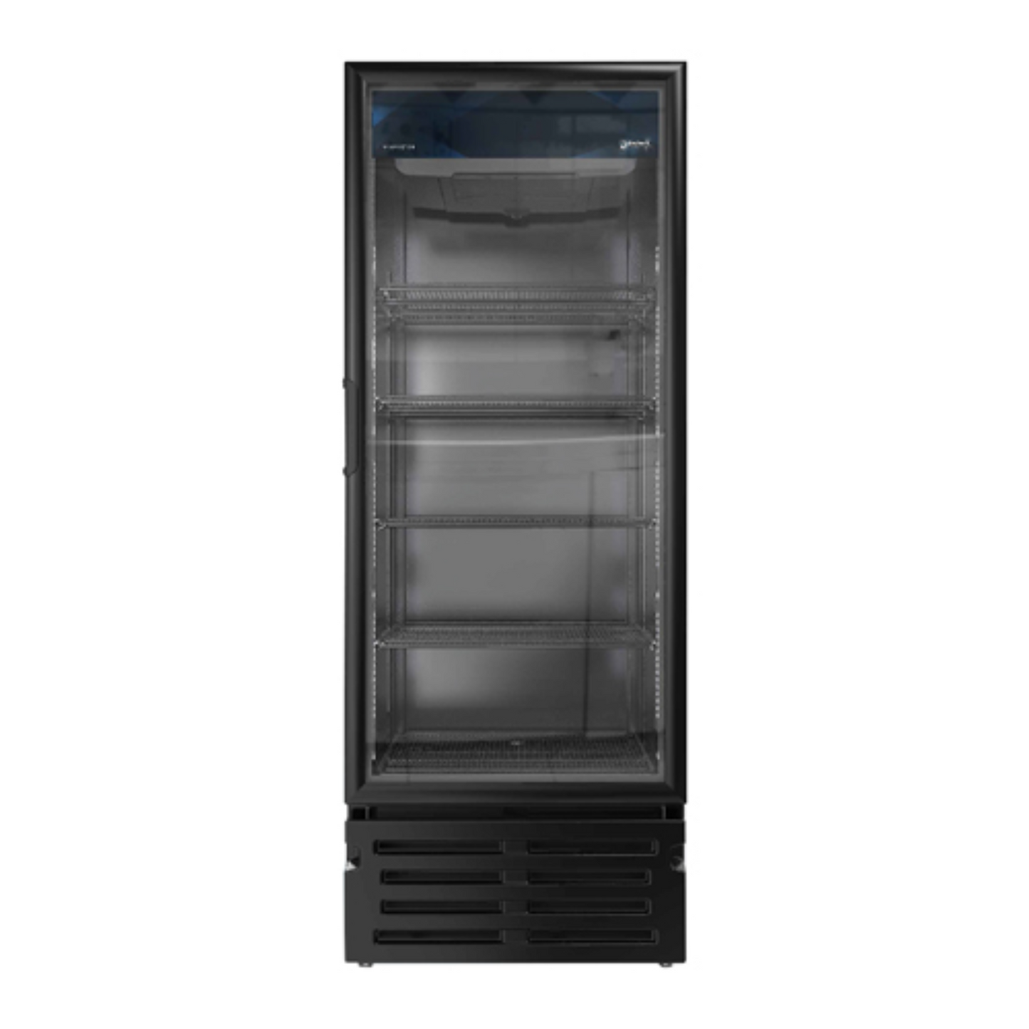 IMBERA 45445 30″ Black Display Refrigerator, Single Glass Swing Door, 19.2 Cu.Ft / 543.6 L Capacity