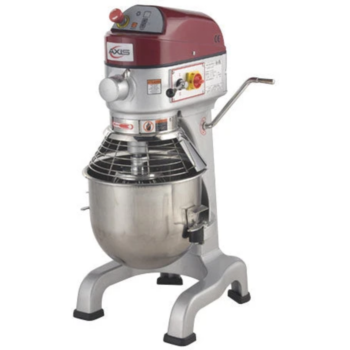 Axis AX-M20 Floor Model 20 Quart Planetary Mixer with Timer, 3-Speed ...