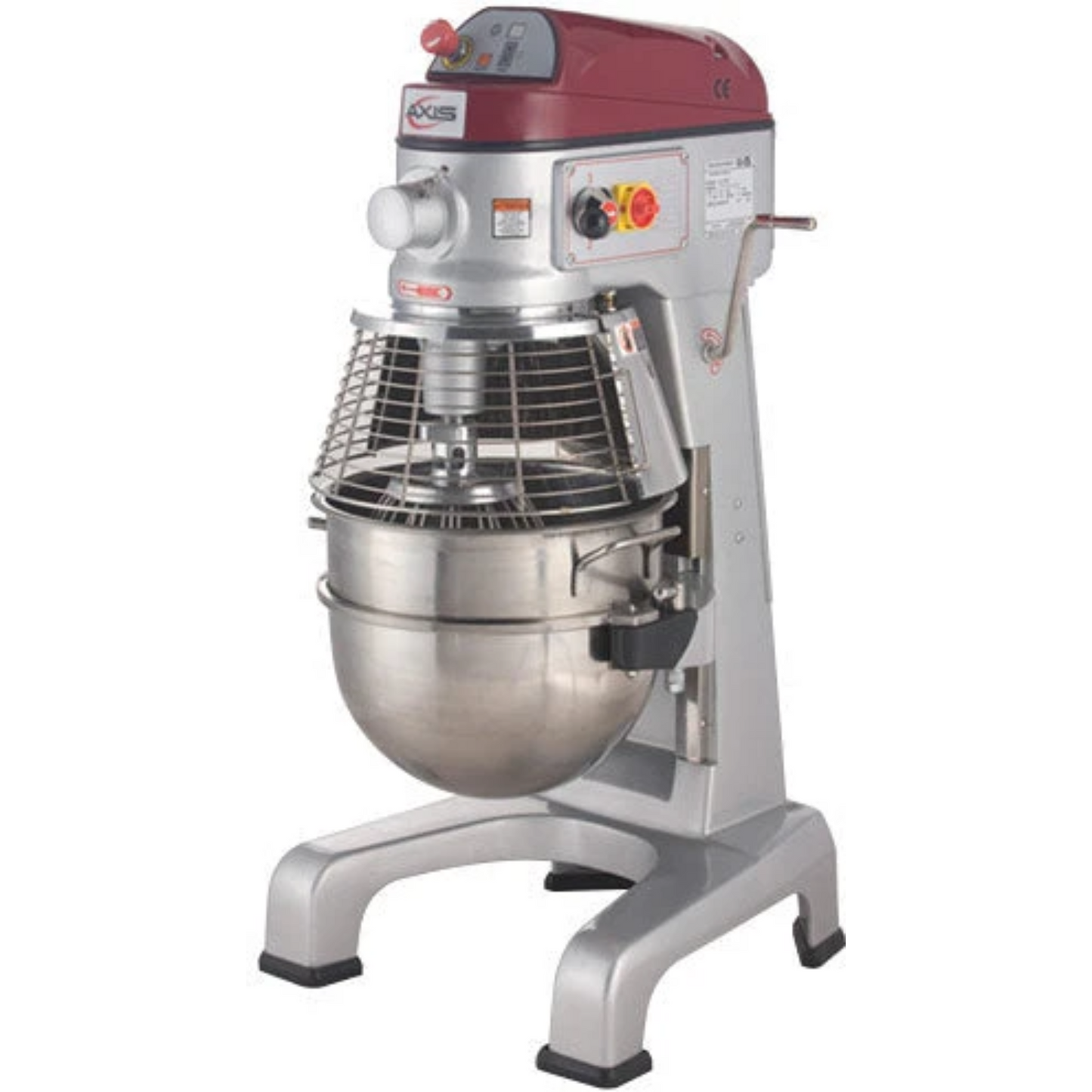 Axis AX-M30 Floor Model 30 Quart Planetary Mixer with Timer, 3-Speed, 1 HP