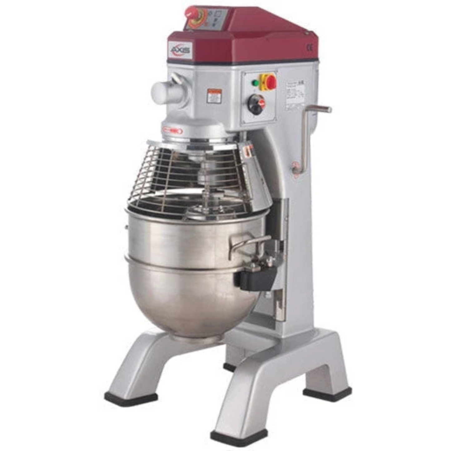 Axis AX-M40 Floor Model 40 Quart Planetary Mixer with Timer, 3-Speed, 1/2 HP