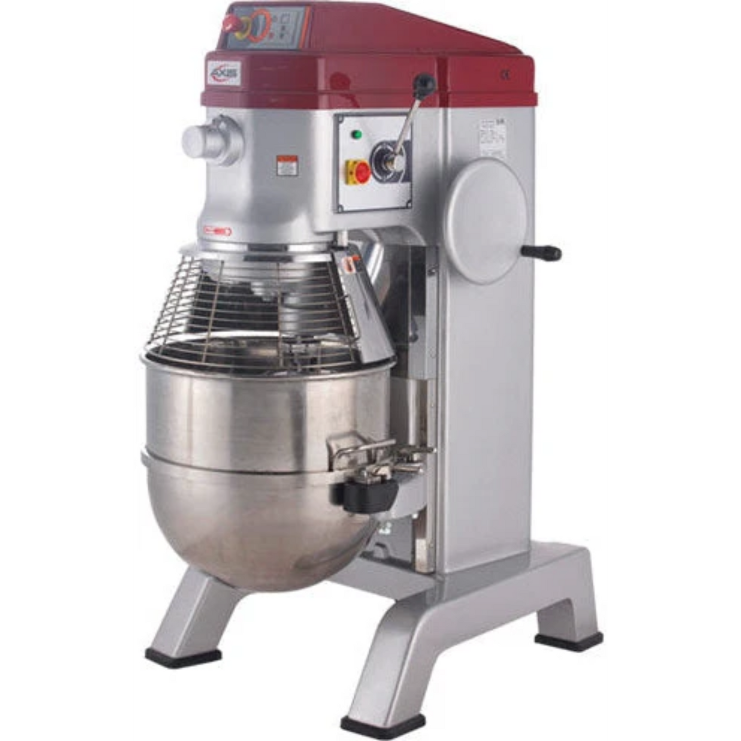 Axis AX-M60P Floor Model 60 Quart Planetary Mixer with Timer, 3-Speed, 3 HP