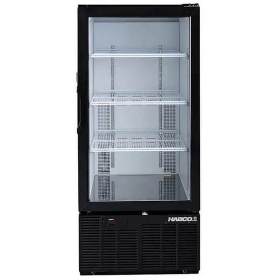 HABCO ESM10HCHL 24" Impulse Cold Space Merchandiser Refrigerator Display, Single Glass Swing Door