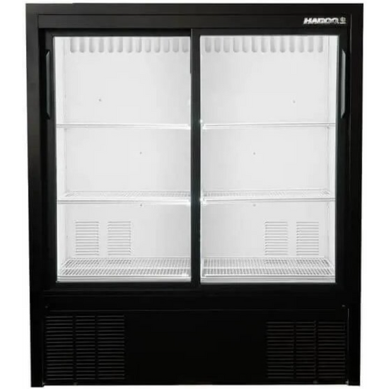HABCO ESM14SL54HC 47" Impulse Double Sliding Glass Door Refrigerated Display 15 Cu.Ft
