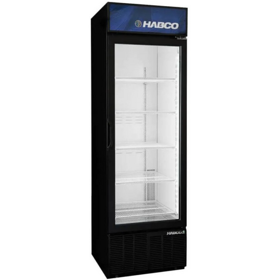 HABCO ESM18HC 24" Impulse Single Glass Swing Door Refrigerated Display 17 Cu.Ft
