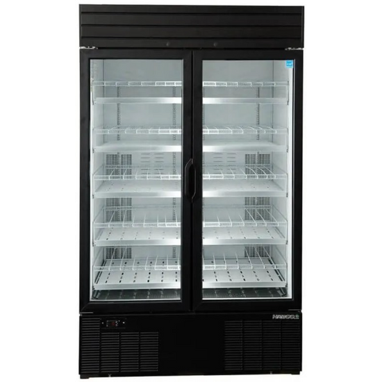 HABCO ESM46HCBX 47.5" Impulse Cold Space Merchandiser Refrigerator Display, Double Glass Swing Doors