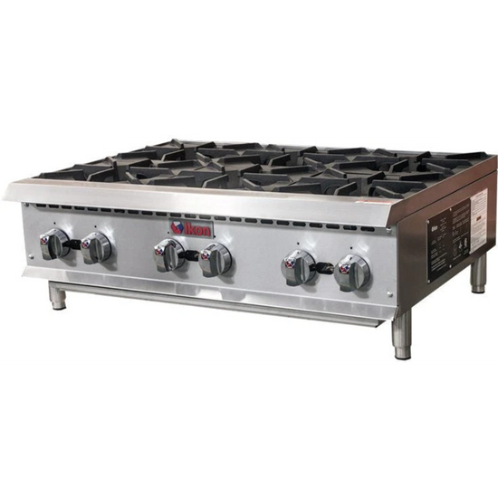 IKON Cooking IHP-6-36 36" 6 Burners Manual Control Gas Hotplate