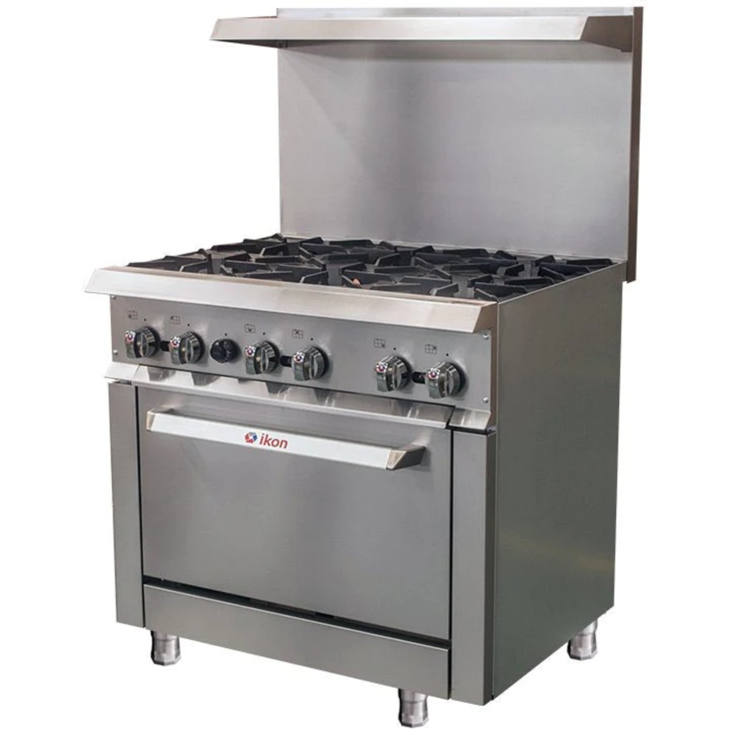 IKON Cooking IR-6-36 36" Gas Range 6 Burners with Oven