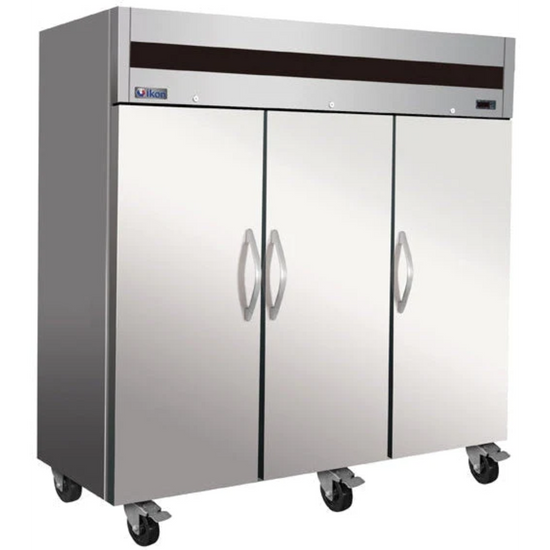 IKON IT82R 82" Upright Triple Doors Top Mount Refrigerator