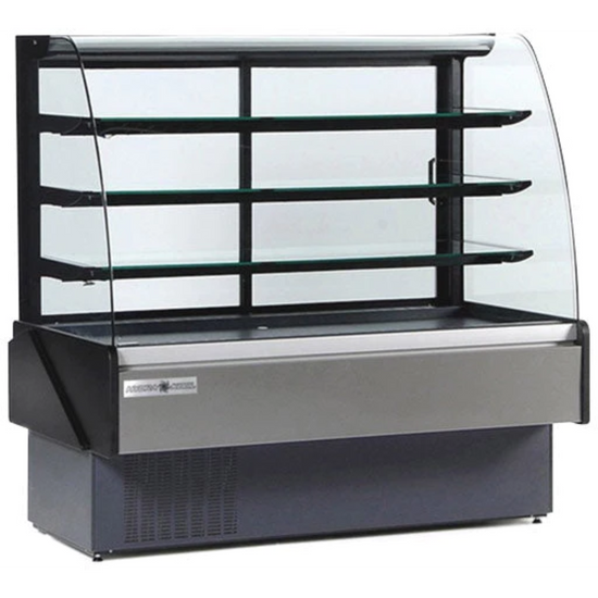 Hydra-Kool KBD-CG-50-R 50" Curved Glass Bakery Deli Case Remotely Cooled