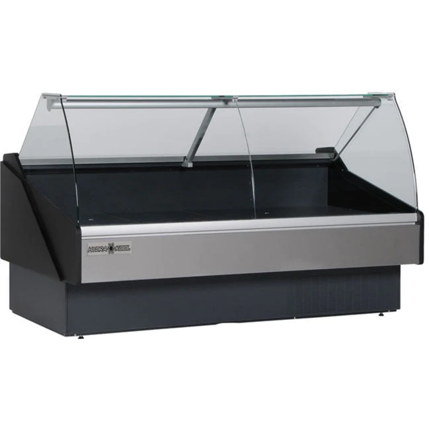 Hydra-Kool KFM-CG-50-R 50" Fresh Meat & Deli Case Curved Glass Remotely Cooled, Double Sliding Glass Doors