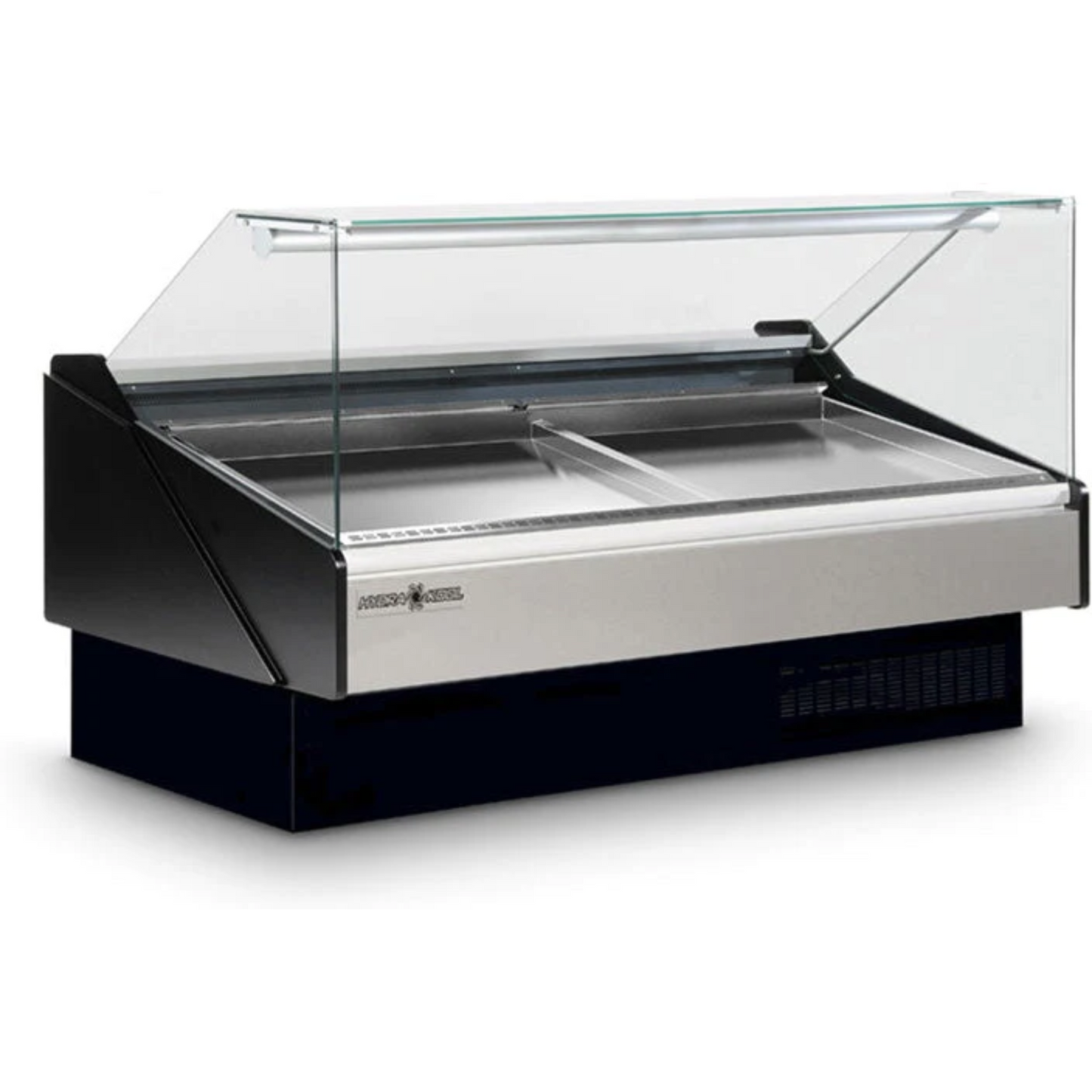 Hydra-Kool KFM-SF-80-R 80" Fresh Fish & Seafood Case Flat Glass Remotely Cooled, Double Sliding Glass Doors