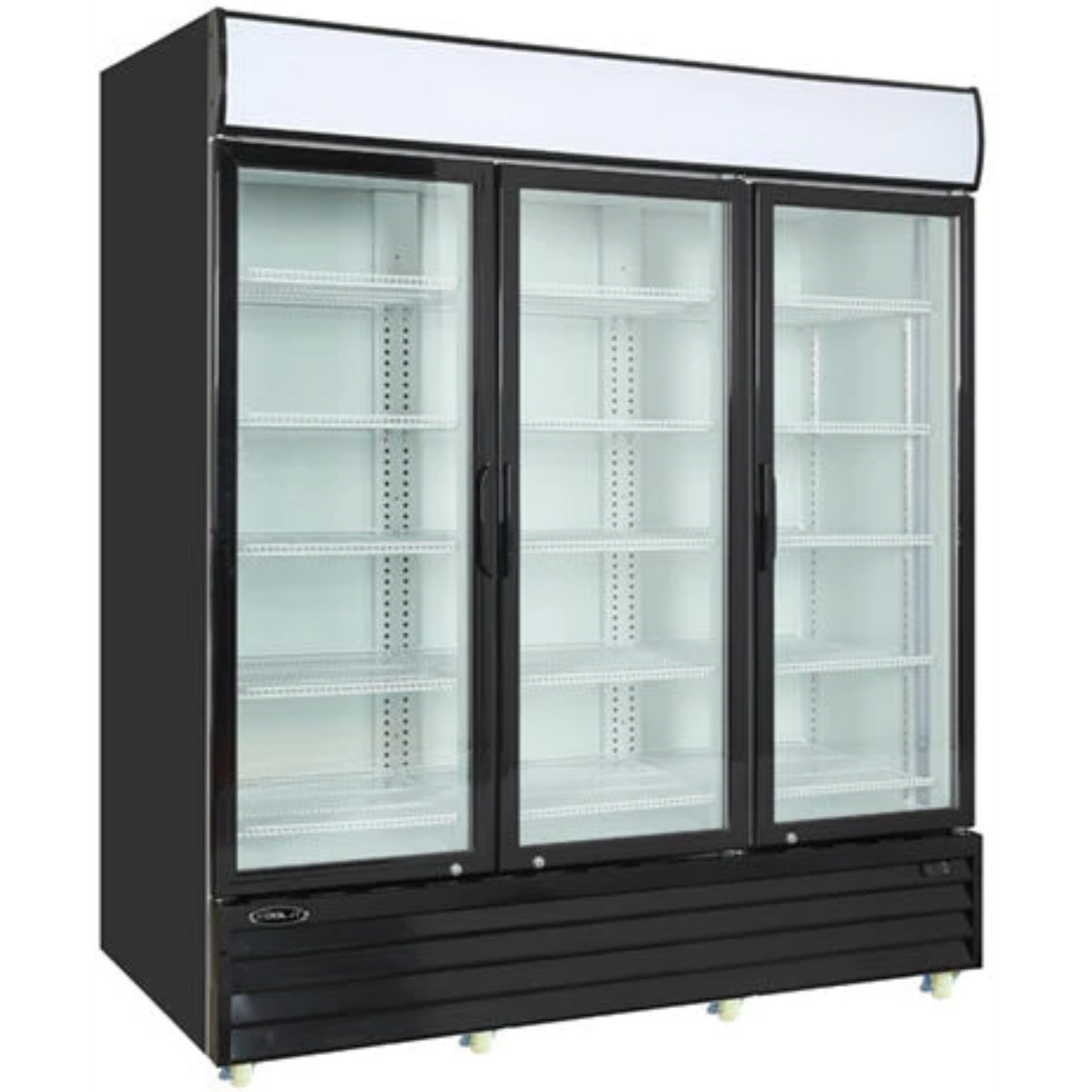 Kool-It KGM-75 78" Triple Swing Glass Doors Merchandiser Refrigerator