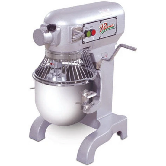 PRIMO PM-10 Countertop 10-Quarts Planetary Mixer with Guard, Bench Model 120v