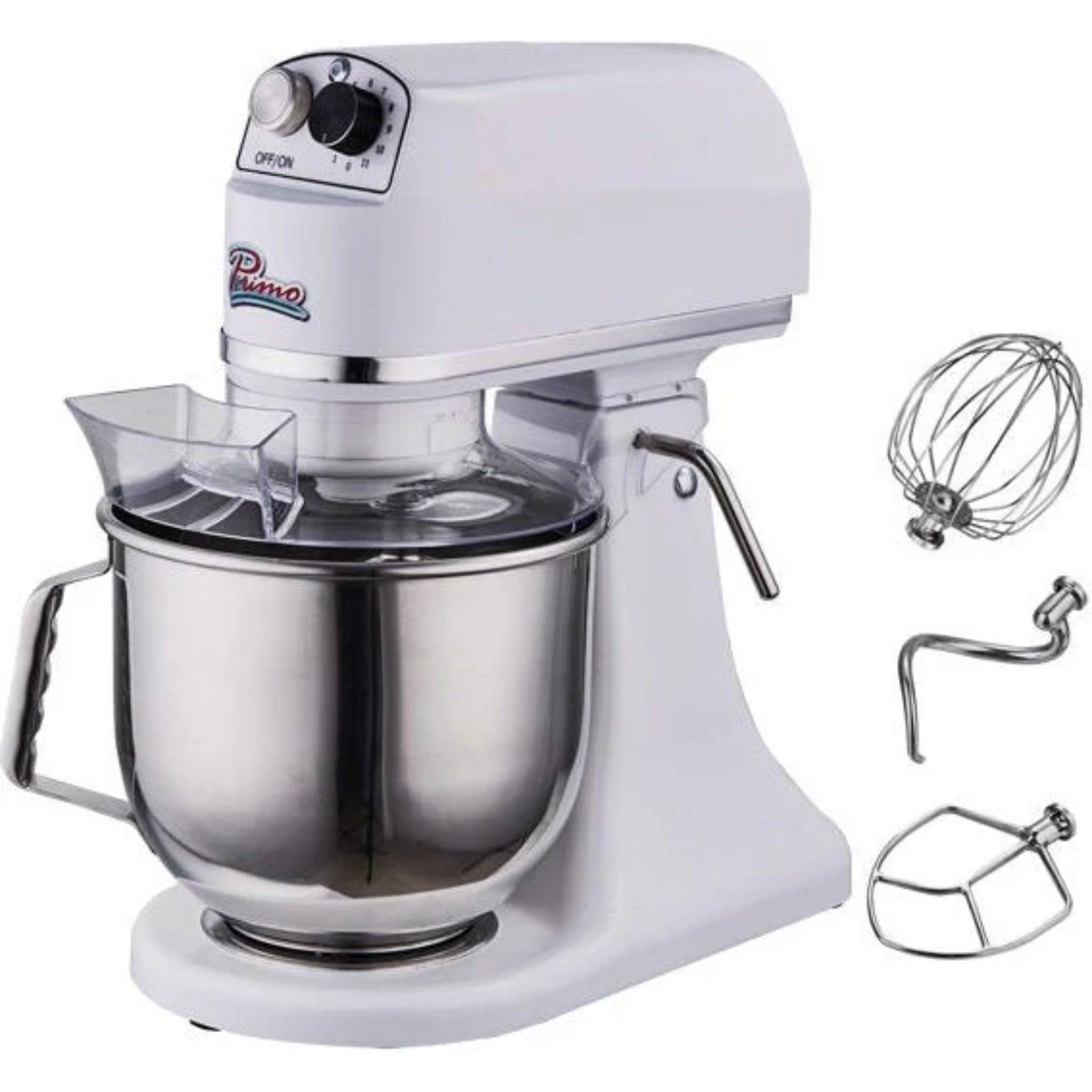 Primo PM-7 Countertop 7-Quarts Planetary Mixer with Front Mounted Controls, Bench Model 115v