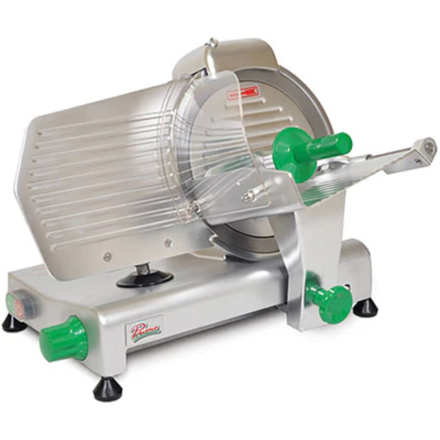 PRIMO PS-10 Commercial Manual Aluminum Meat Slicer, 10" Blade Silver 1/4 HP