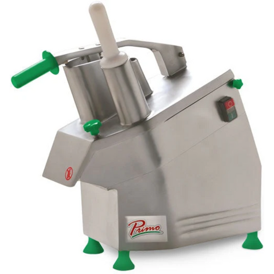 Primo PVC-500 Continuous Feed Vegetable Cutter/Food Processor, Aluminum 5 Blades 110v