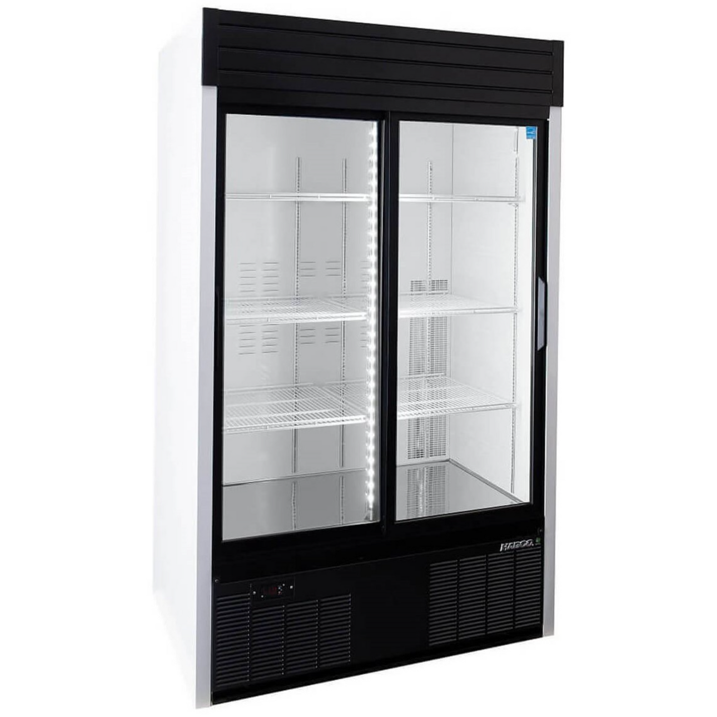 HABCO SE42HC 47.5" Double Sliding Glass Door Refrigerator