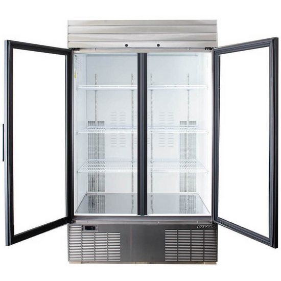 HABCO SE46HCSXG 47.5" Double Glass Swing Door Refrigerator