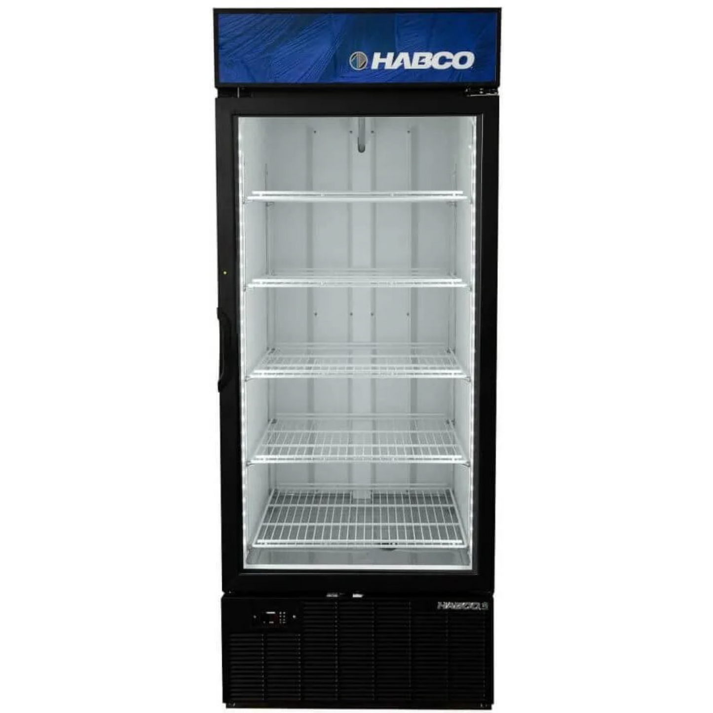 HABCO SF28HCBXM 30.5" Single Glass Swing Door Merchandiser Freezer 28 Cu.Ft