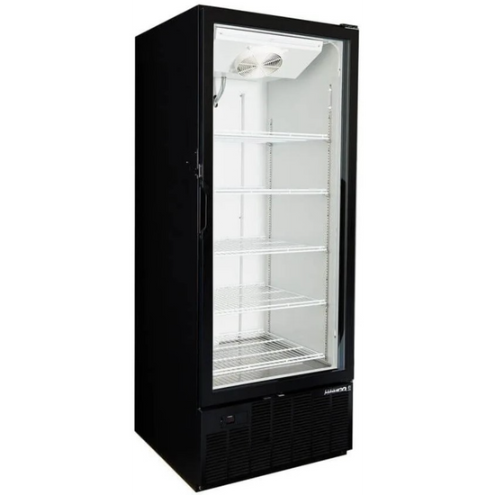 HABCO SF28HCBXTDMHL 30.5″ Freezer Display Merchandiser With Health Lock Timer, Single Glass Swing Door