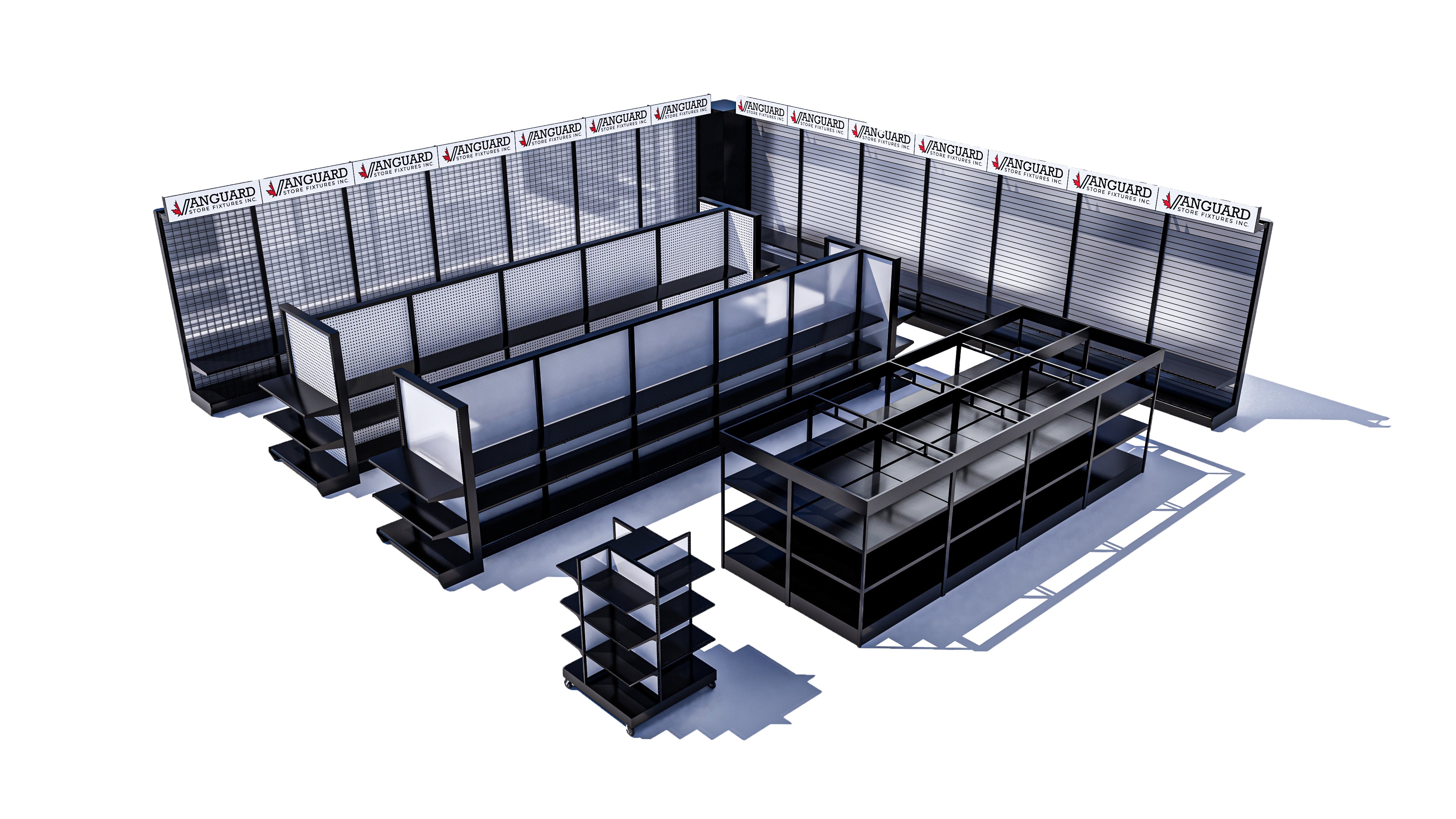 Gondola Shelving – Vanguard Store Fixtures Inc.